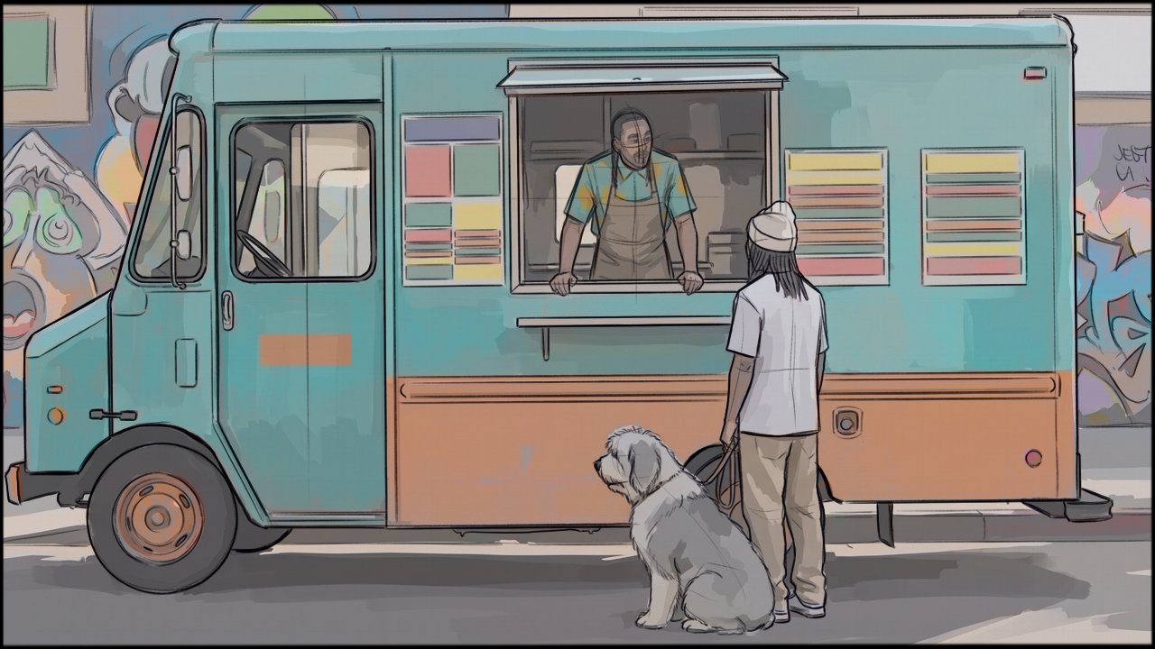 Music Video - Narrative - storyboard frame 5 by Dakota Warren